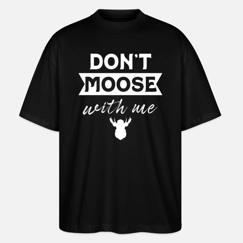 Ne m’embête pas - T-shirt bio Blaster 2.0 coupe oversize Stanley/Stella Unisexe - noir