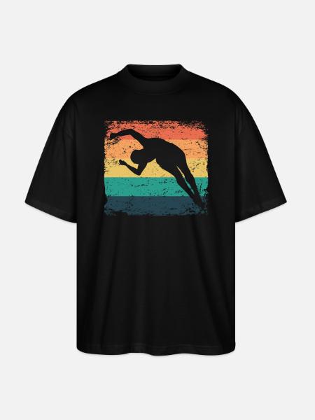Diving, Artistic Jumping, Synchronized Diving - Stanley/Stella Oversized Unisex Organic T-shirt Blaster 2.0 - black