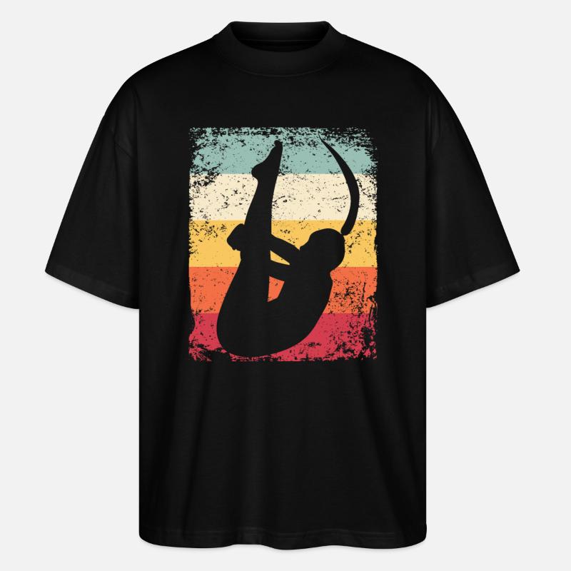 Synchronisierter Wassertaucher High Diver - Stanley/Stella Oversized Unisex Bio T-Shirt Blaster 2.0 - Schwarz