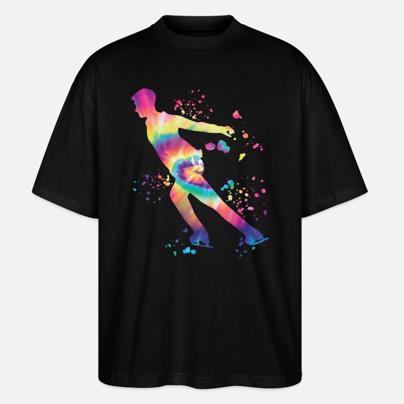Eiskunstläufer Schlittschuhlaufen Eiskunstlauf - Stanley/Stella Oversized Unisex Organic T-shirt Blaster 2.0 - black