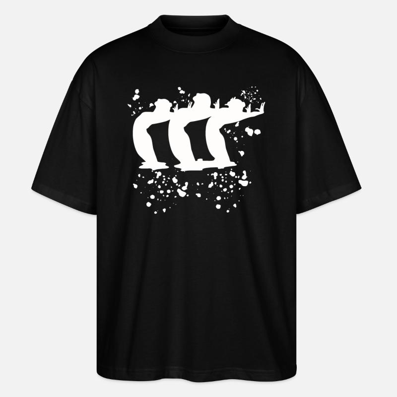 Artistic Swim Team Synchronschwimmen - Stanley/Stella Oversized Unisex Bio T-Shirt Blaster 2.0 - Schwarz