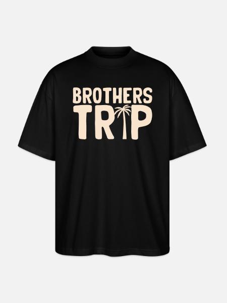 Sibling Brothers Journey - Stanley/Stella Oversized Unisex Organic T-shirt Blaster 2.0 - black