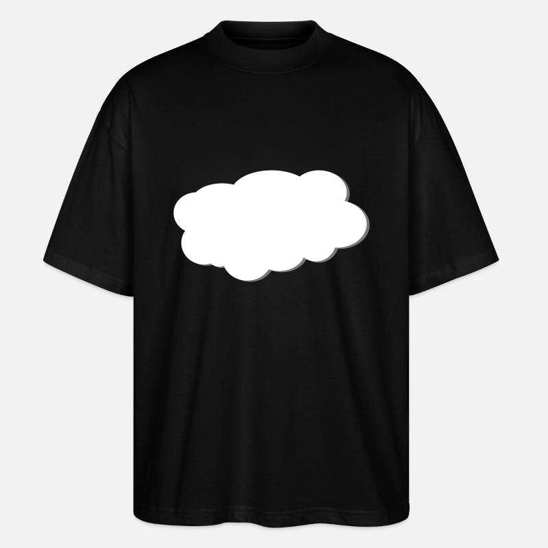 Wolke - Stanley/Stella Oversized Unisex Bio T-Shirt Blaster 2.0 - Schwarz
