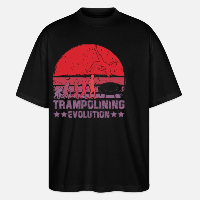 Trampoline Evolution - T-shirt bio Blaster 2.0 coupe oversize Stanley/Stella Unisexe - noir