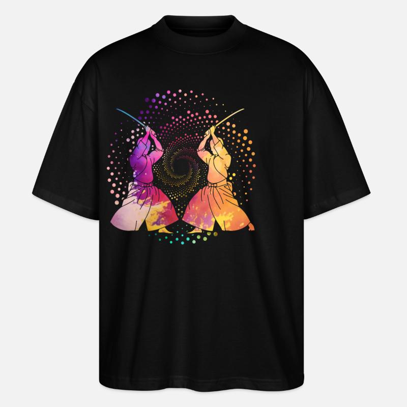 Aikido - Stanley/Stella Oversized Unisex Bio T-Shirt Blaster 2.0 - Schwarz