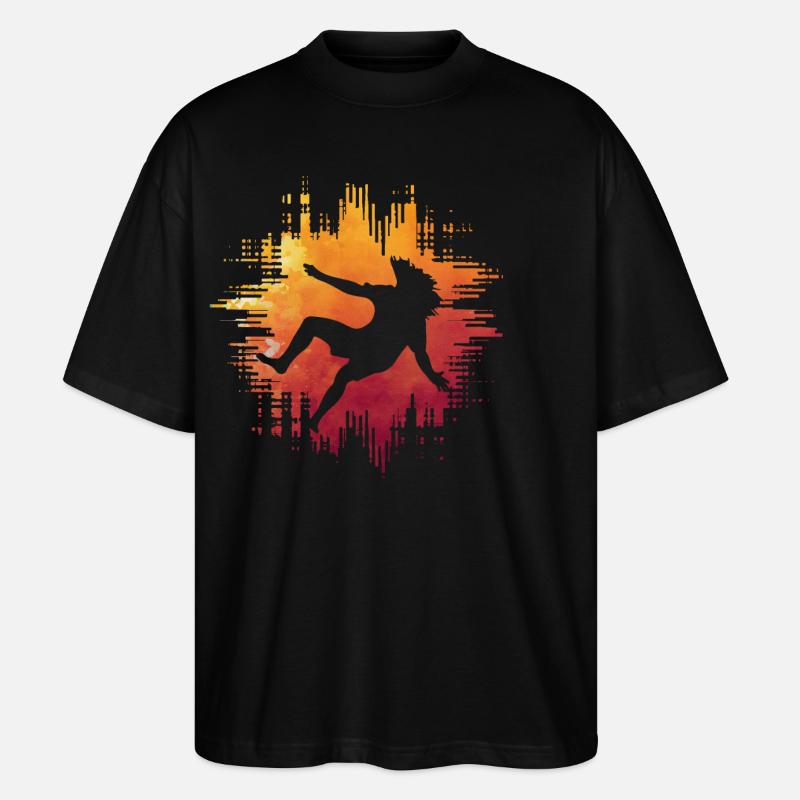 Capoeira - Stanley/Stella Oversized Unisex Bio T-Shirt Blaster 2.0 - Schwarz