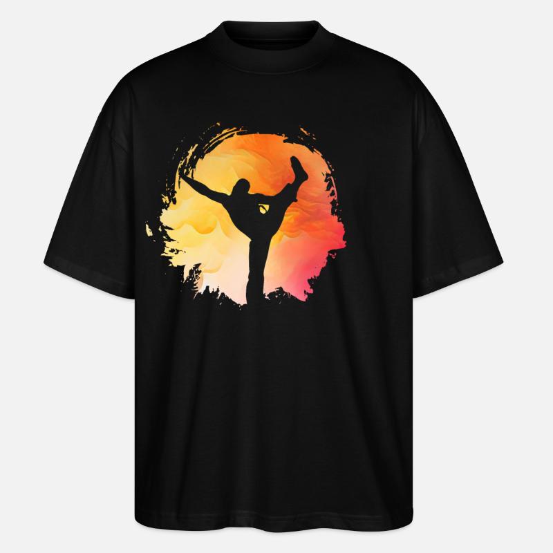 Capoeira - Stanley/Stella Oversized Unisex Bio T-Shirt Blaster 2.0 - Schwarz