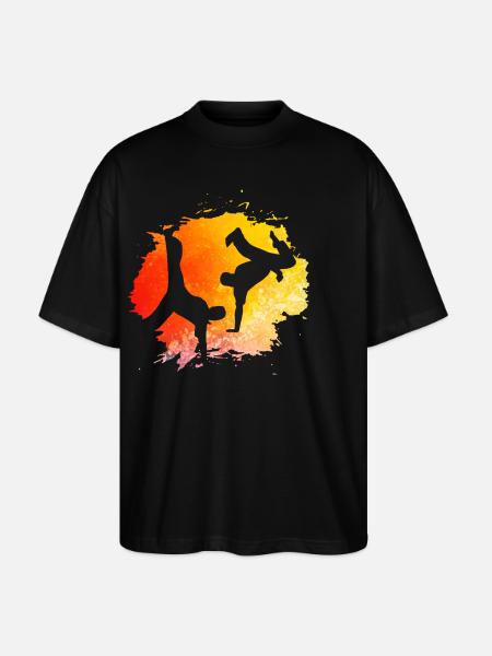 Capoeira - Stanley/Stella Oversized Unisex Organic T-shirt Blaster 2.0 - black