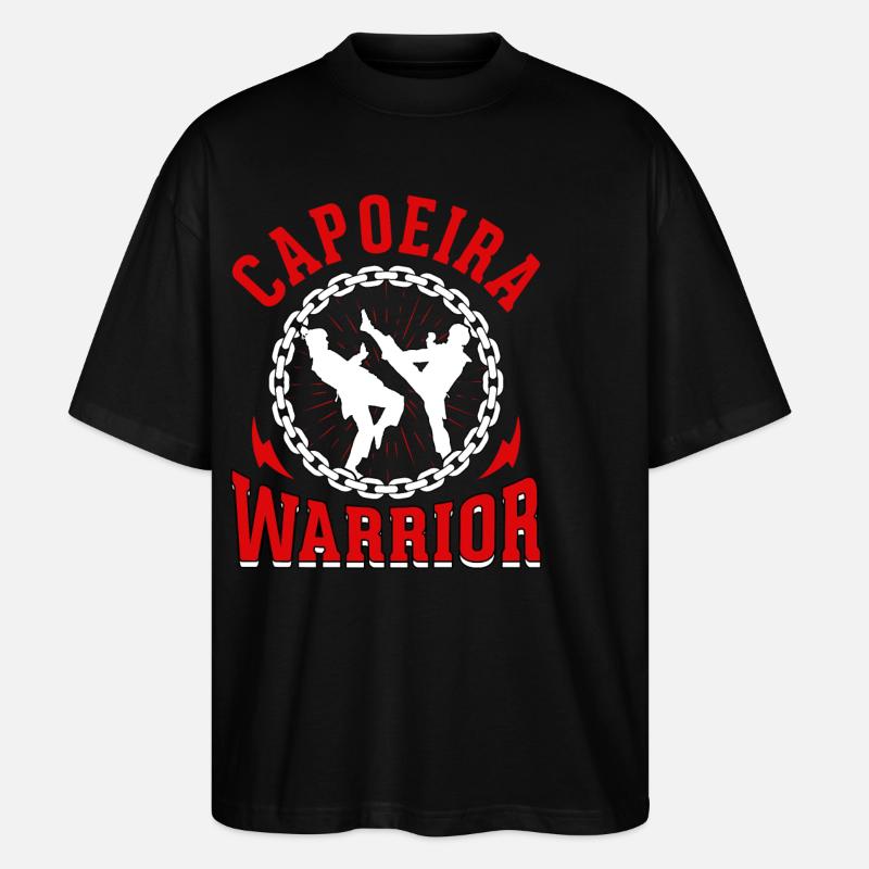 Capoeira Krieger - Stanley/Stella Oversized Unisex Bio T-Shirt Blaster 2.0 - Schwarz