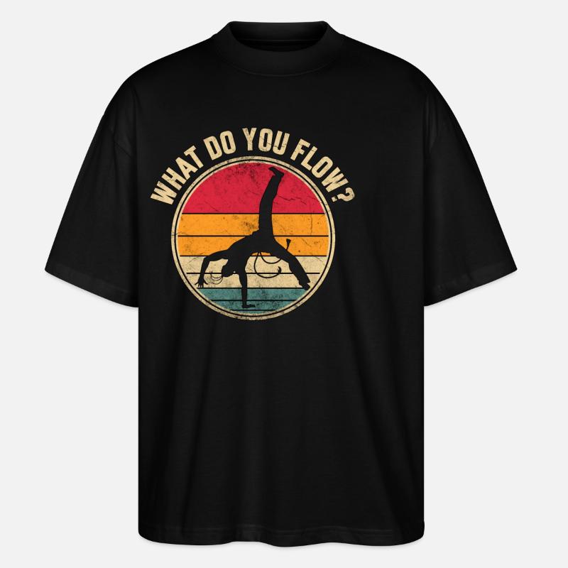Was fliegst du? - Stanley/Stella Oversized Unisex Bio T-Shirt Blaster 2.0 - Schwarz
