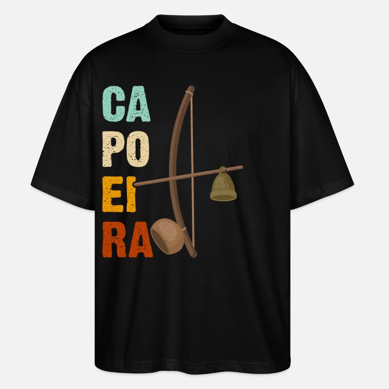 Capoeira - Stanley/Stella Oversized Unisex Bio T-Shirt Blaster 2.0 - Schwarz