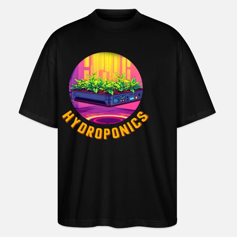 Hydroponik - Stanley/Stella Oversized Unisex Bio T-Shirt Blaster 2.0 - Schwarz