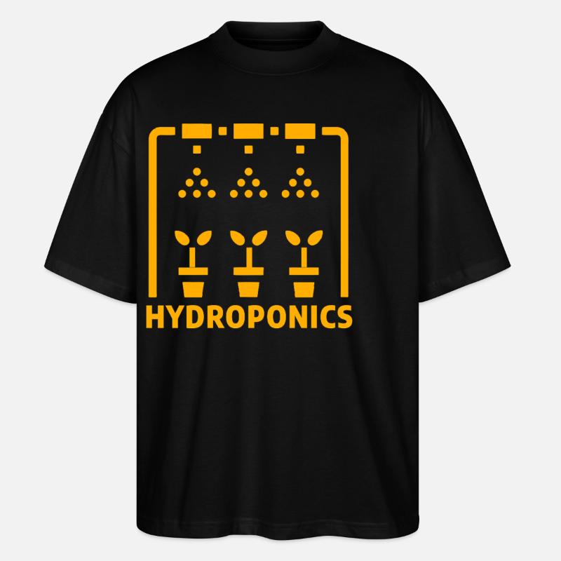 Hydroponics - Stanley/Stella Oversized Unisex Organic T-shirt Blaster 2.0 - black