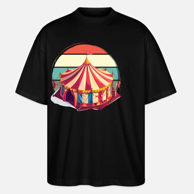 Zircus - Stanley/Stella Oversized Unisex Bio T-Shirt Blaster 2.0 - Schwarz