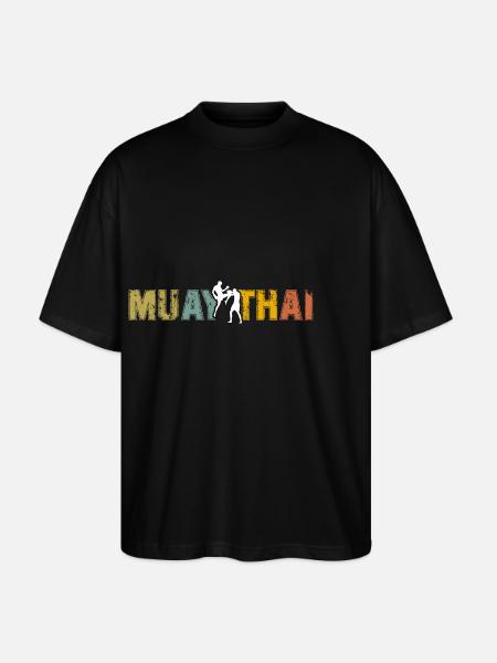 Muay Thai - Stanley/Stella Oversized Unisex Organic T-shirt Blaster 2.0 - black