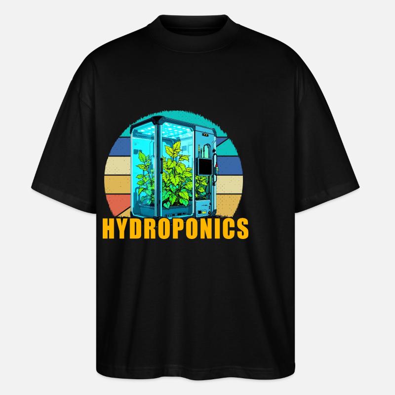 Hydroponik - Stanley/Stella Oversized Unisex Bio T-Shirt Blaster 2.0 - Schwarz