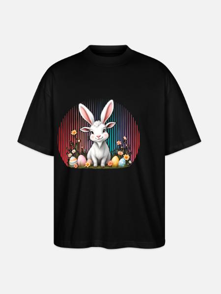 Ostern - Stanley/Stella Oversized Unisex Bio T-Shirt Blaster 2.0 - Schwarz