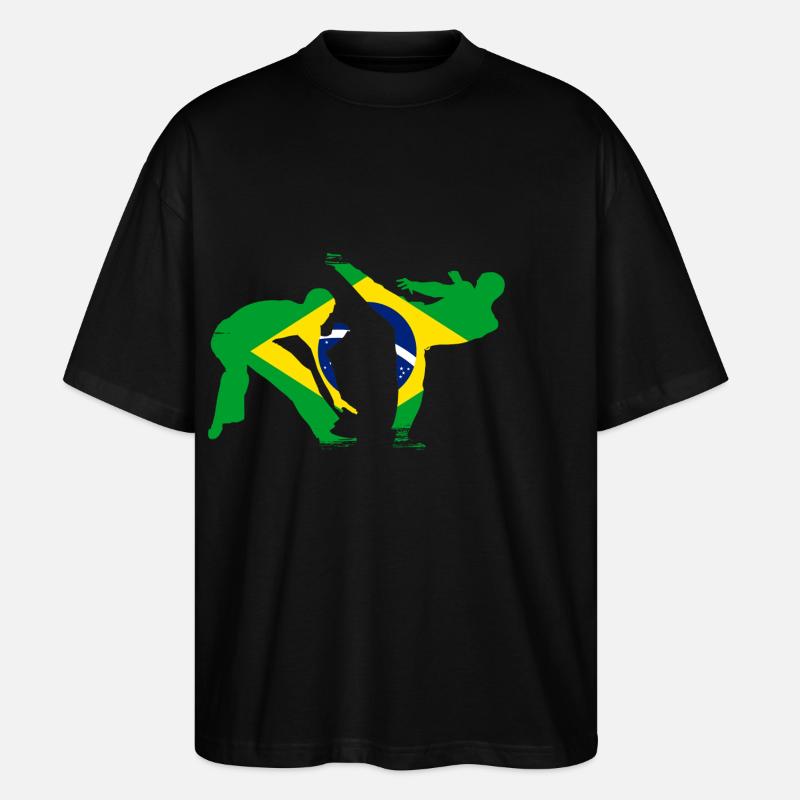 Capoeira - Stanley/Stella Oversized Unisex Bio T-Shirt Blaster 2.0 - Schwarz