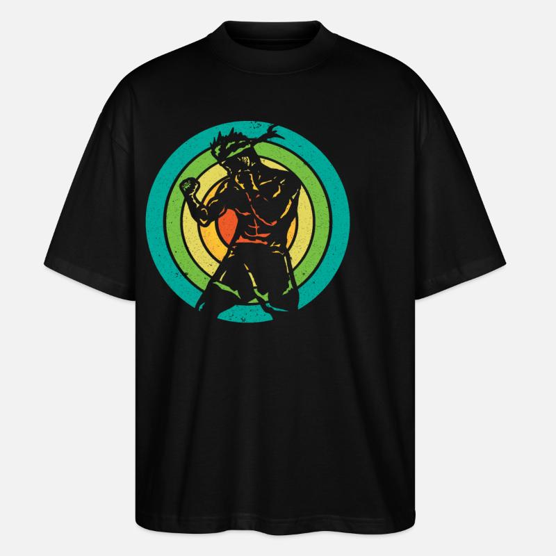 Muay Thaï - T-shirt bio Blaster 2.0 coupe oversize Stanley/Stella Unisexe - noir
