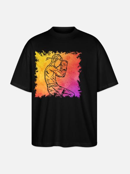 Muay Thai - Stanley/Stella Oversized Unisex Organic T-shirt Blaster 2.0 - black