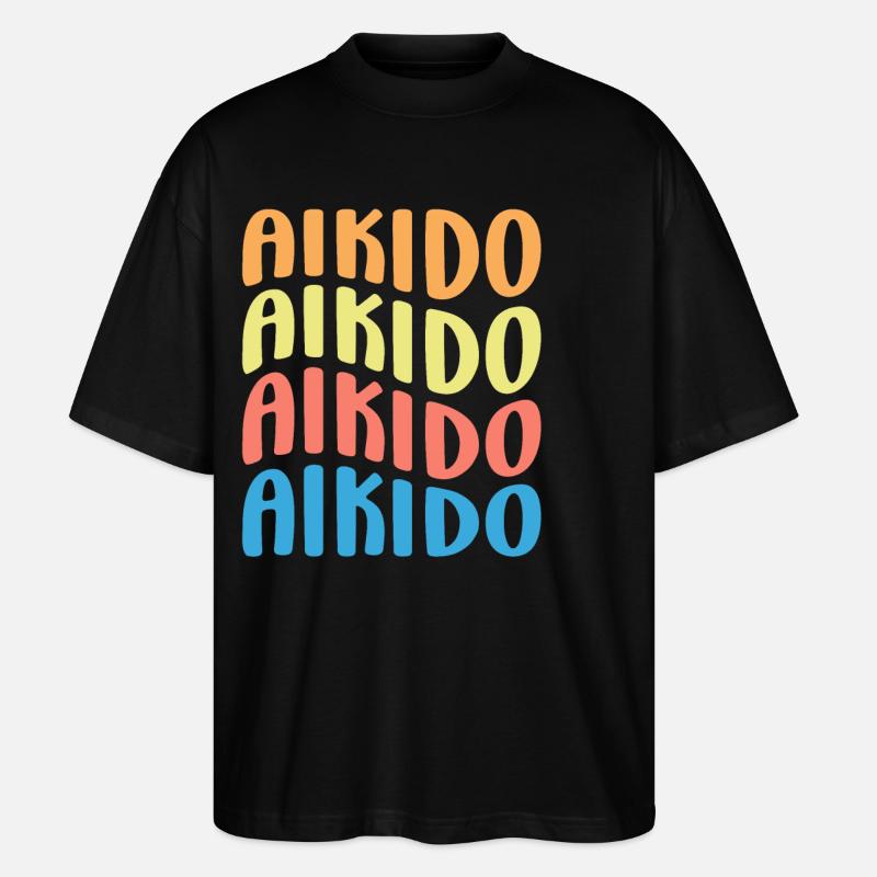 Aikido - Stanley/Stella Oversized Unisex Bio T-Shirt Blaster 2.0 - Schwarz