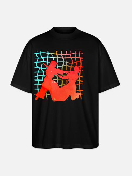 Aikido - Stanley/Stella Oversized Unisex Bio T-Shirt Blaster 2.0 - Schwarz