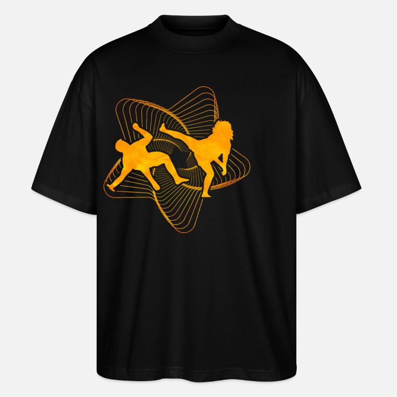 Capoeira - Stanley/Stella Oversized Unisex Bio T-Shirt Blaster 2.0 - Schwarz
