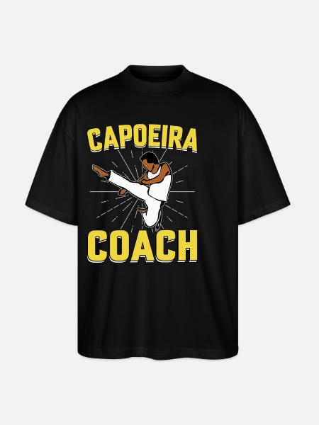 Capoeira Coach - Stanley/Stella Oversized Unisex Organic T-shirt Blaster 2.0 - black