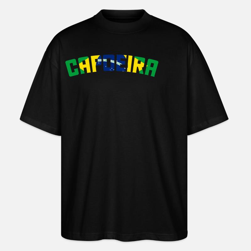 Capoeira - Stanley/Stella Oversized Unisex Bio T-Shirt Blaster 2.0 - Schwarz