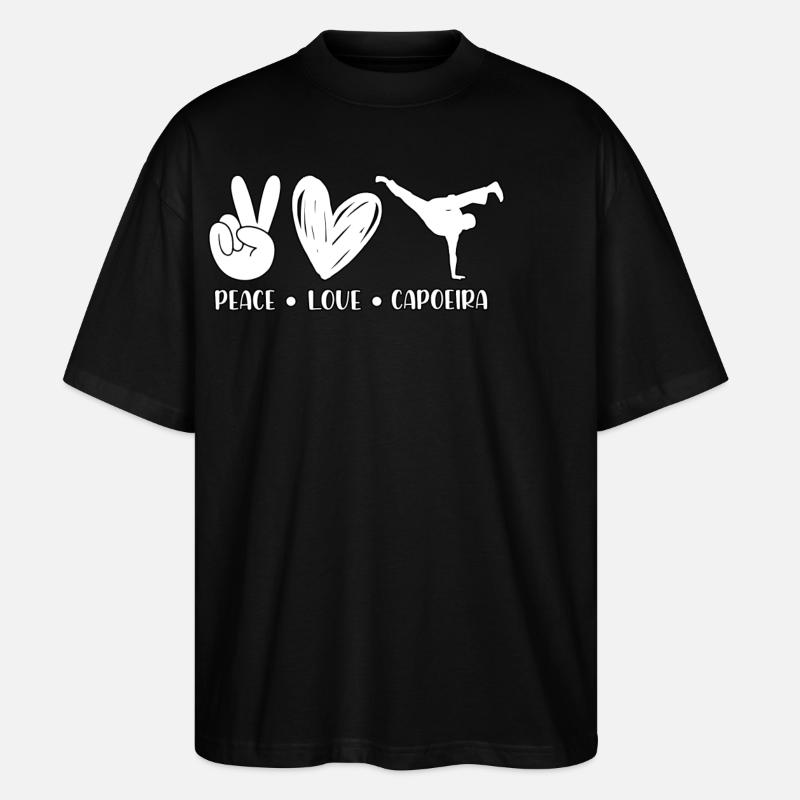 Capoeira - Stanley/Stella Oversized Unisex Bio T-Shirt Blaster 2.0 - Schwarz