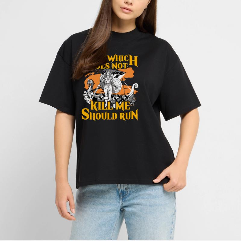 That which does not kill me should run Stanley/Stella Oversized Unisex Organic T-shirt Blaster 2.0
