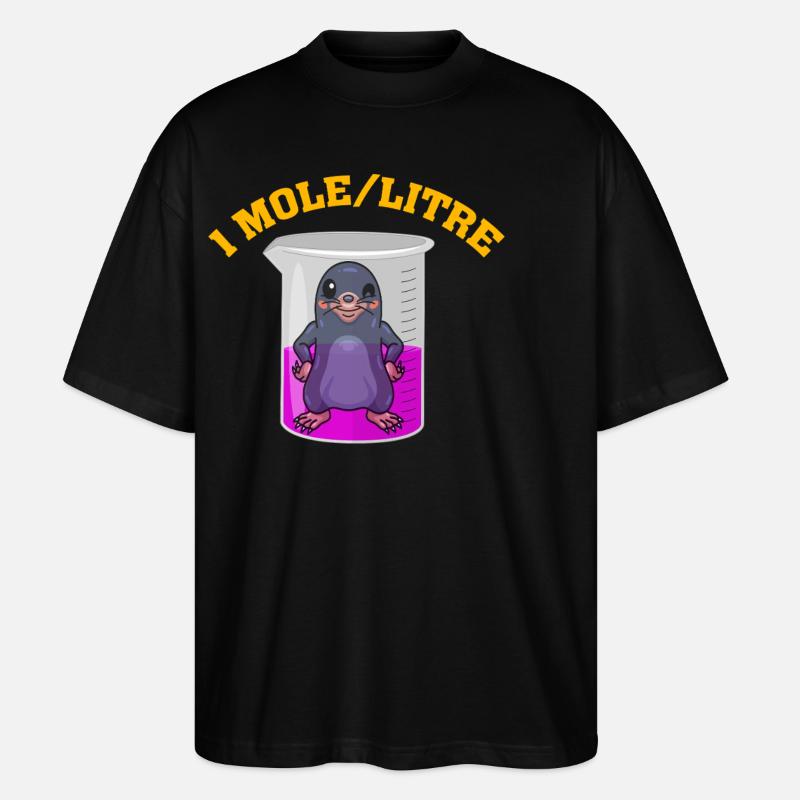 1 mole/L - T-shirt bio Blaster 2.0 coupe oversize Stanley/Stella Unisexe - noir