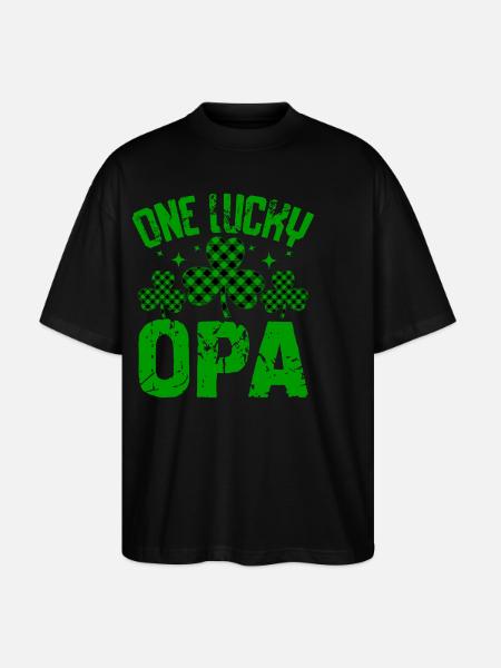 One Lucky OPA - Stanley/Stella Oversized Unisex Organic T-shirt Blaster 2.0 - black