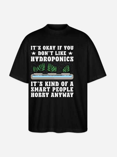 Hydroponics - Stanley/Stella Oversized Unisex Organic T-shirt Blaster 2.0 - black