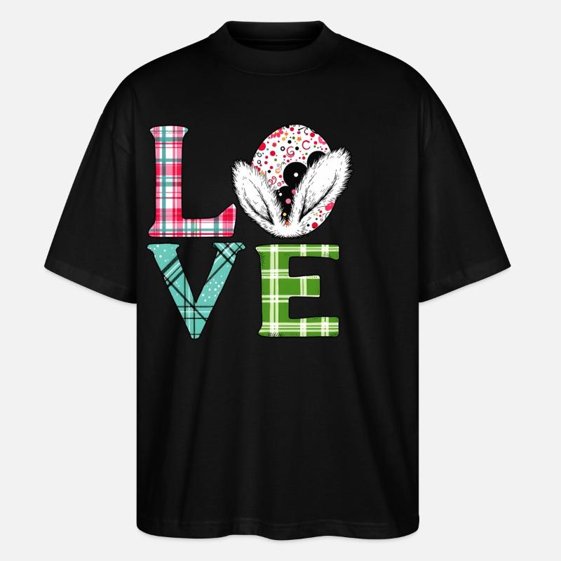 Love Easter - Stanley/Stella Oversized Unisex Organic T-shirt Blaster 2.0 - black