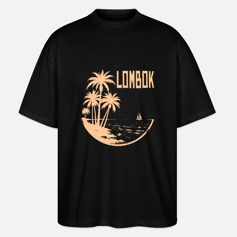 Lombok - Stanley/Stella Oversized Unisex Bio T-Shirt Blaster 2.0 - Schwarz