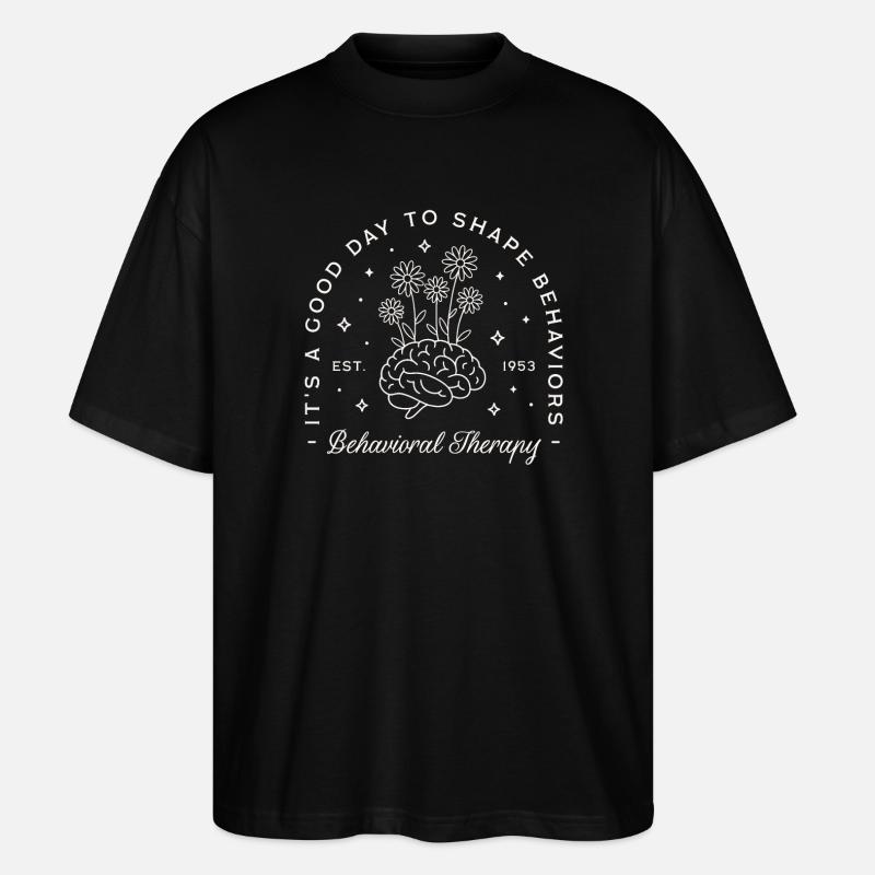 Behavioral therapy therapist - Stanley/Stella Oversized Unisex Organic T-shirt Blaster 2.0 - black