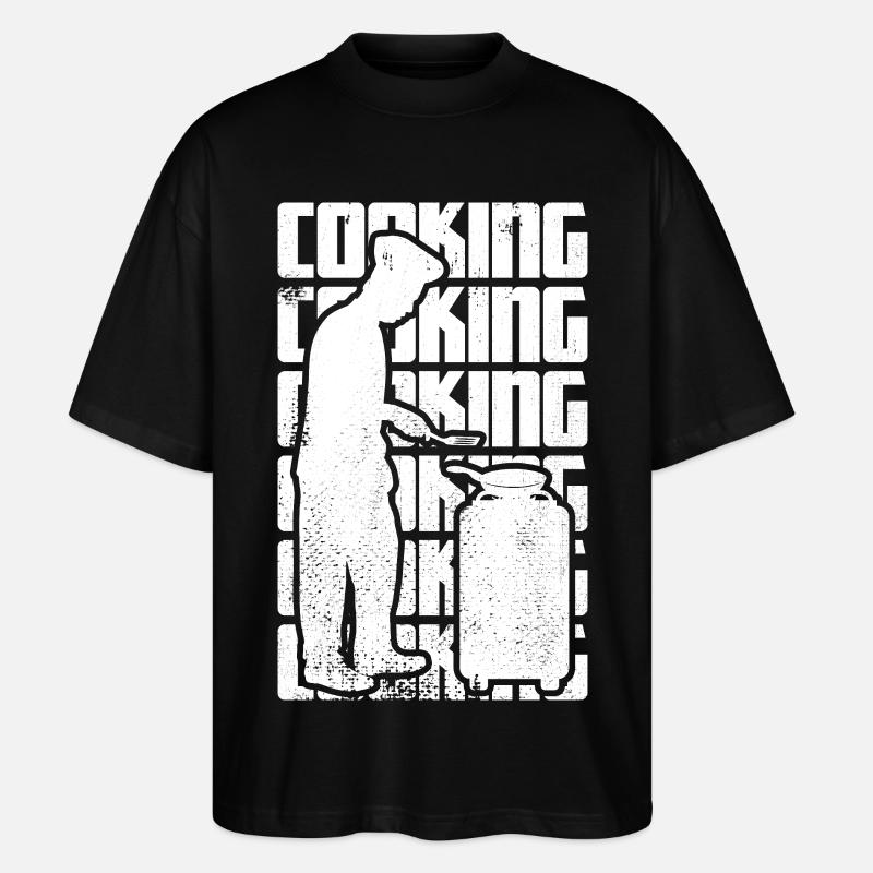Kochkunst - Stanley/Stella Oversized Unisex Bio T-Shirt Blaster 2.0 - Schwarz