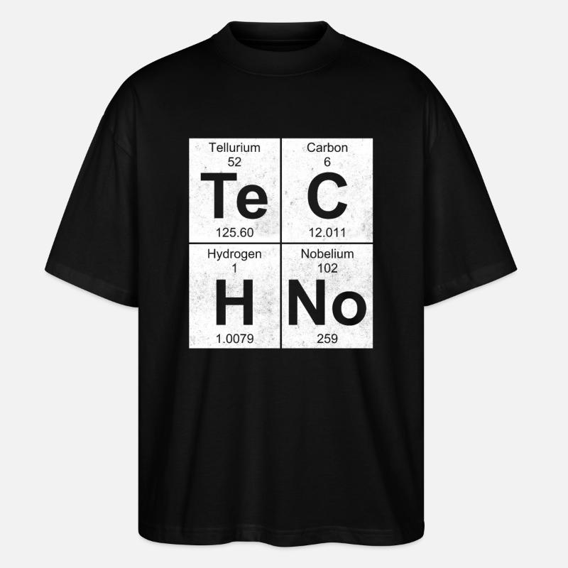 TeCHNo ELEMENTS BLOCKS - Stanley/Stella Oversized Unisex Bio T-Shirt Blaster 2.0 - Schwarz
