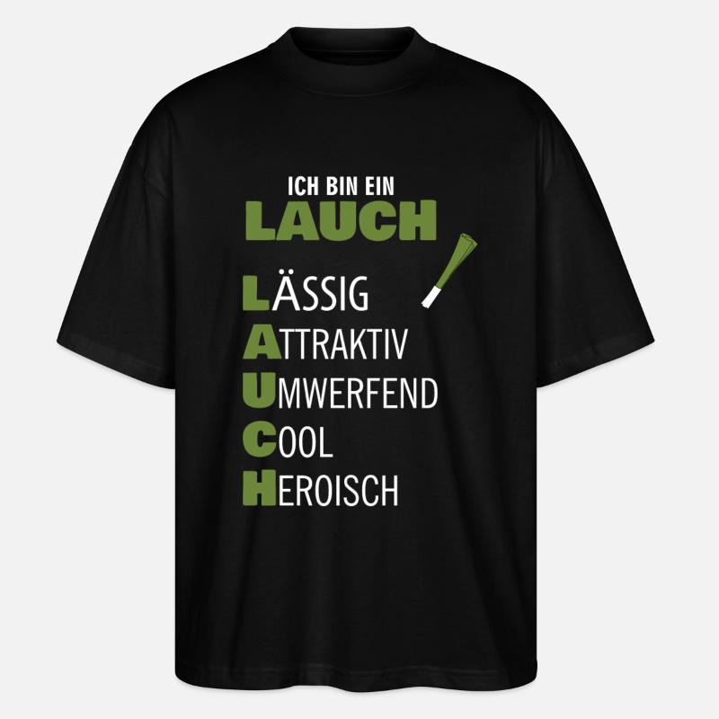 Lauch - Stanley/Stella Oversized Unisex Bio T-Shirt Blaster 2.0 - Schwarz