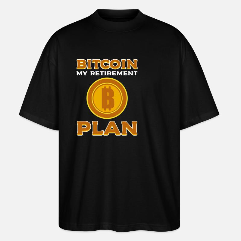 Bitcoin - Stanley/Stella Oversized Unisex Bio T-Shirt Blaster 2.0 - Schwarz