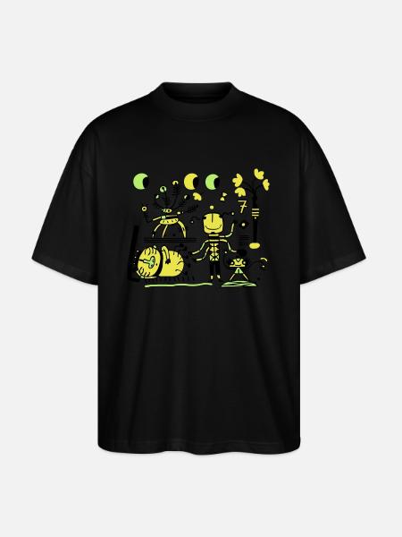 Universe - Stanley/Stella Oversized Unisex Organic T-shirt Blaster 2.0 - black
