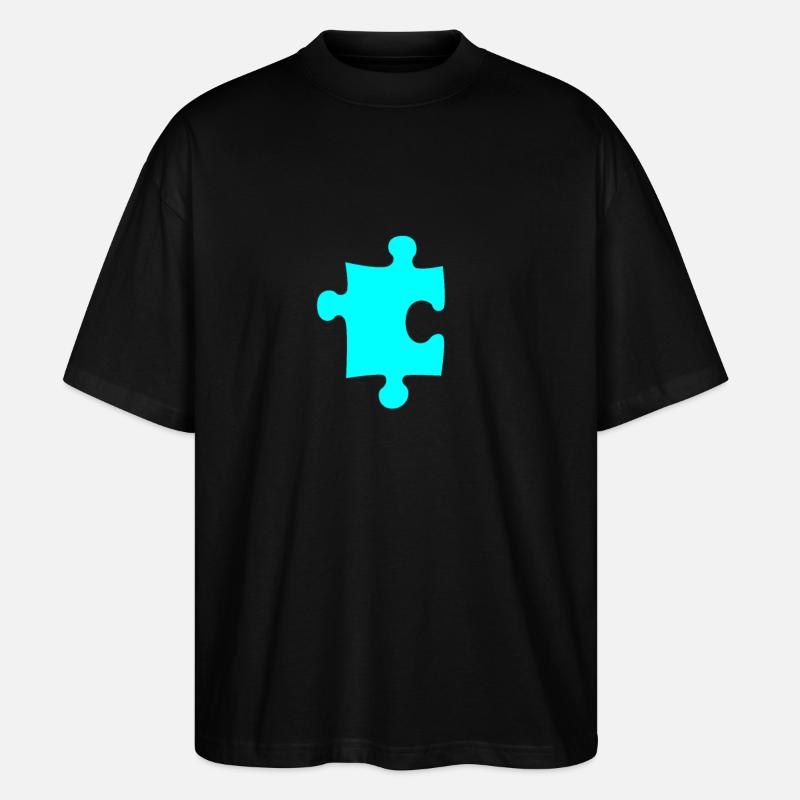 Puzzle - Stanley/Stella Oversized Unisex Bio T-Shirt Blaster 2.0 - Schwarz