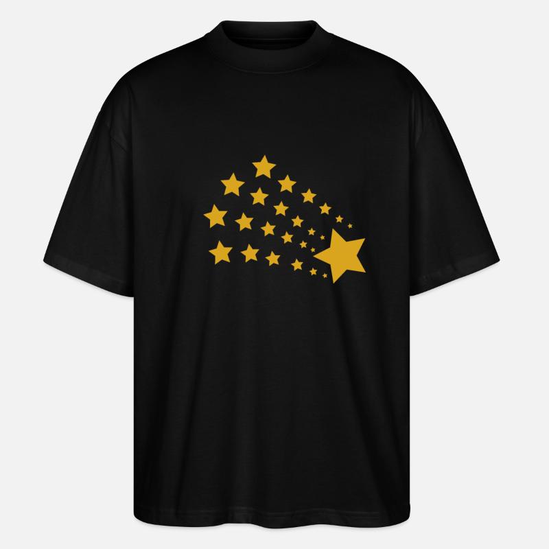 Stern Sterne - Stanley/Stella Oversized Unisex Bio T-Shirt Blaster 2.0 - Schwarz