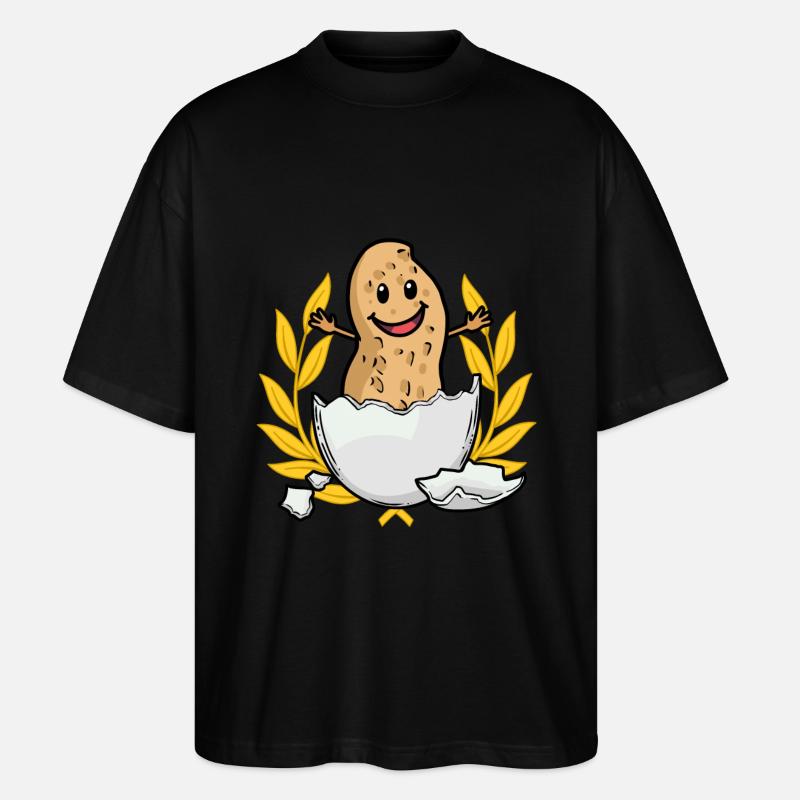Hourra Cacahuète Naissance Naissance Parents - T-shirt bio Blaster 2.0 coupe oversize Stanley/Stella Unisexe - noir