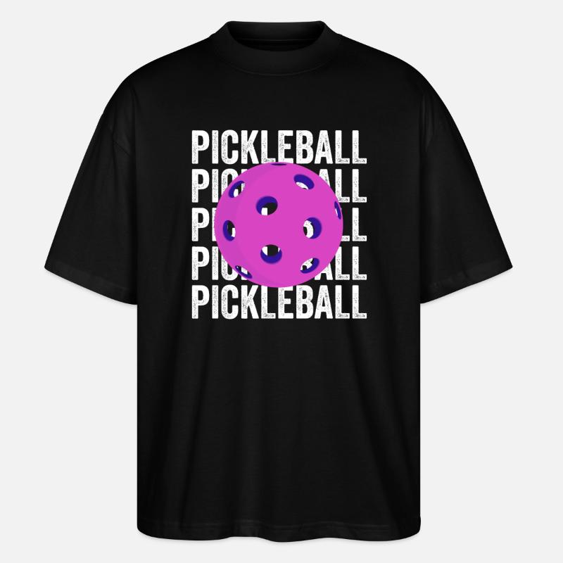 Pickleball - Pickleballdesign - T-shirt bio Blaster 2.0 coupe oversize Stanley/Stella Unisexe - noir
