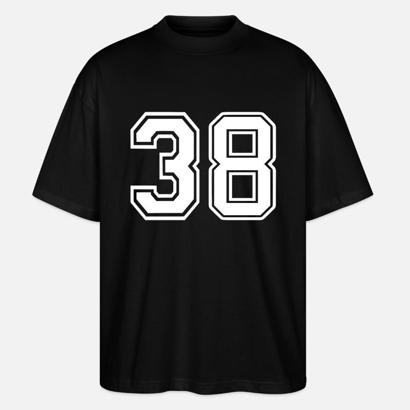 38 - Stanley/Stella Oversized Unisex Bio T-Shirt Blaster 2.0 - Schwarz