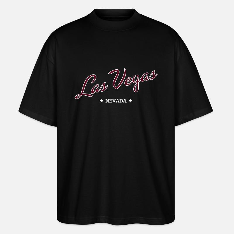 Las Vegas - Stanley/Stella Oversized Unisex Bio T-Shirt Blaster 2.0 - Schwarz