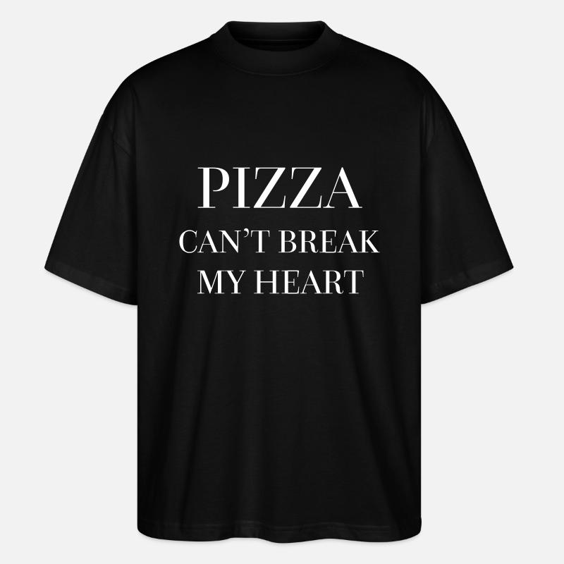 Pizza - Stanley/Stella Oversized Unisex Bio T-Shirt Blaster 2.0 - Schwarz