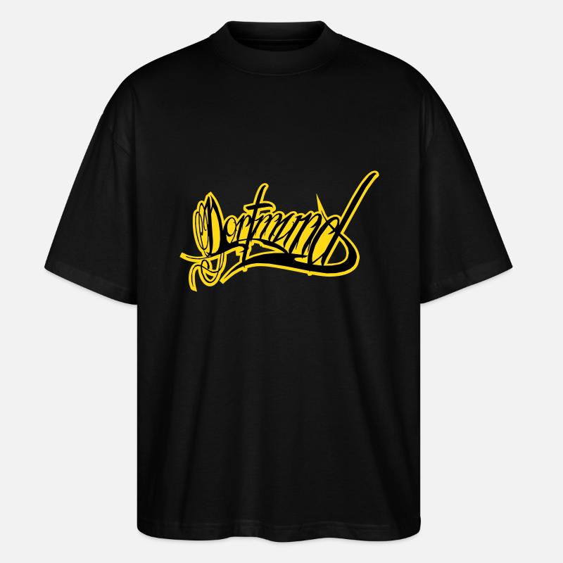 Dortmund - Stanley/Stella Oversized Unisex Bio T-Shirt Blaster 2.0 - Schwarz